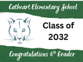Cathcart Elementary School Graduation sign