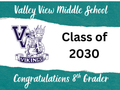 Valley View Middle School Graduation Yard signs